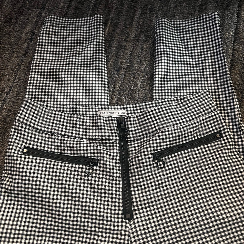 Urban outfitters black and white checkered pants